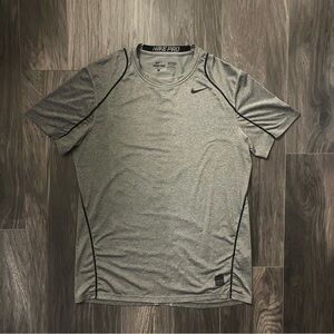 Nike Pro Grey Men's Short Sleeve Tee
